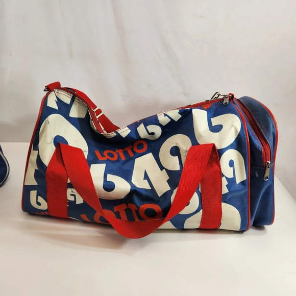 Vintage BC Lottery  Duffel Bags 1980s Bundle of 2 - Picture 6 of 16